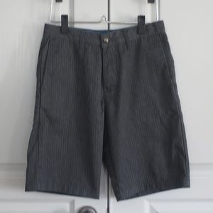 VOLCOM Frickin Chino Heather Gray Stripe Board Shorts Sz 28 (14)